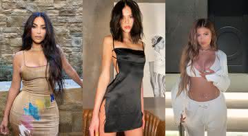 Quem vestiu melhor? Bruna Marquezine, Kim Kardashian e Kylie Jenner usam o mesmo look - Instagram