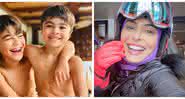 Juliana Paes surge ao lado dos dois filhos - Instagram