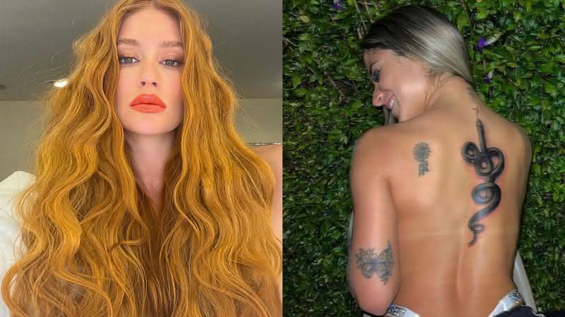 Marina Ruy Barbosa fala sobre tatuagem polêmica de tiktoker - Instagram