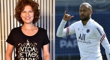 Patricia Pillar critica Neymar Jr. e recebe resposta atravessada do jogador - Instagram