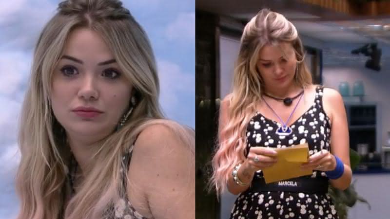 Marcela se preocupa com mensagem da família - TV Globo