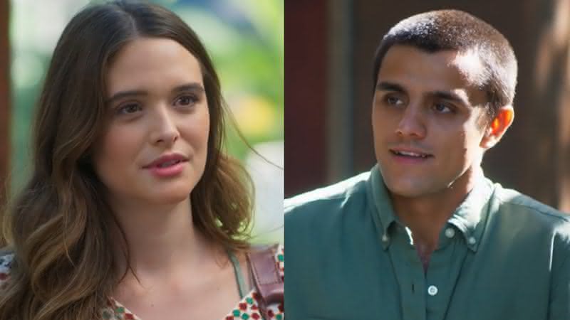 Após suposta traição, Luna beija Téo e é pedida em namoro - TV Globo
