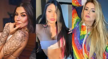 Bianca Andrade, Flayslane e Marcela fazem tatuagem juntas para celebrar a amizade - Reprodução/ Instagram