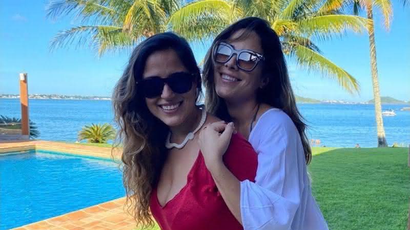 As irmãs estão aproveitando as férias para ficar ao lado dos filhos - Instagram