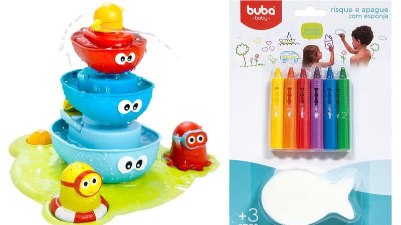 Selecionamos 6 brinquedos para se divertir na hora do banho - Reprodução/Amazon