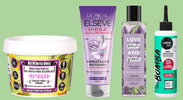 Leave-in, máscara capilar, shampoo e outros produtos essenciais para a rotina - Reprodução/Amazon