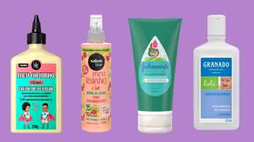 Spray desembaraçador, condicionador de lavanda e outros produtos para o cabelo dos pequenos - Reprodução/Amazon
