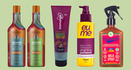 Tônico, máscara capilar, shampoo e outros produtos para um cabelo longo e saudável - Reprodução/Amazon
