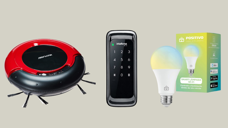 Smart lâmpada, aspirador de pó robô e outros itens que vão garantir uma casa inteligente - Reprodução/Amazon