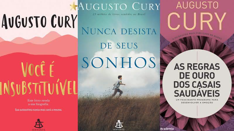 Listamos 5 obras de Augusto Cury que vão garantir ótimas leituras - Reprodução/Amazon