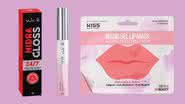 Gloss, máscara, sérum e outros produtos para a rotina de cuidados com os lábios - Reprodução/Amazon