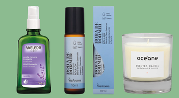 Óleo de lavanda, massageador facial e outros produtos que vão te ajudar a relaxar - Reprodução/Amazon