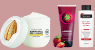Hidratante, esfoliante, shower gel e outros produtos para a rotina de cuidados com a pele - Reprodução/Amazon