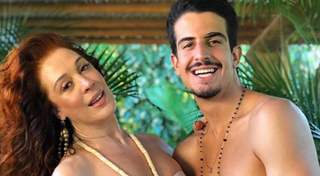 De máscara, Claudia Raia e Enzo Celulari aparecem juntinhos - Instagram
