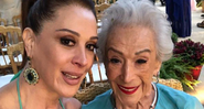 Claudia Raia relembra momento especial ao lado da mãe. - Instagram