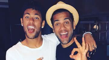 Em seu Instagram, Neymar Jr. celebrou o aniversário de 37 anos de Daniel Alves e encantou os seguidores - Instagram