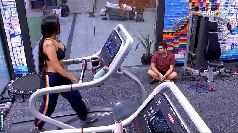 Flayslane e Victor Hugo planejam próximo paredão no Big Brother Brasil 20 - Globo