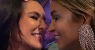 Kéfera Buchmann e Kerline Cardoso dão beijo na festa de Virgínia Fonseca - Twitter