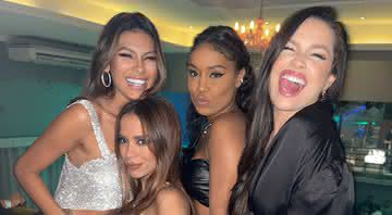 Anitta, Juliette, Lexa, Pocah e MC Rebecca curtem noite de balada juntas - Twitter