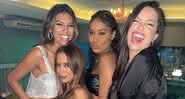 Anitta, Juliette, Lexa, Pocah e MC Rebecca curtem noite de balada juntas - Twitter