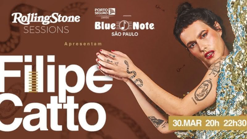 Rolling Stone Sessions: Filipe Catto apresentará show espetacular em São Paulo - Divulgação