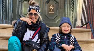 Curtindo Portugal, Adriane Galisteu surge em vídeo ao lado de filho, Vittorio, e declara: "Adoro esse momento" - Instagram