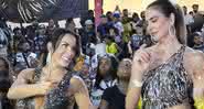 Carla Prata e Luciana Gimenez dão show de samba no pé em ensaio de escola de samba - Divulgação Vai-Vai