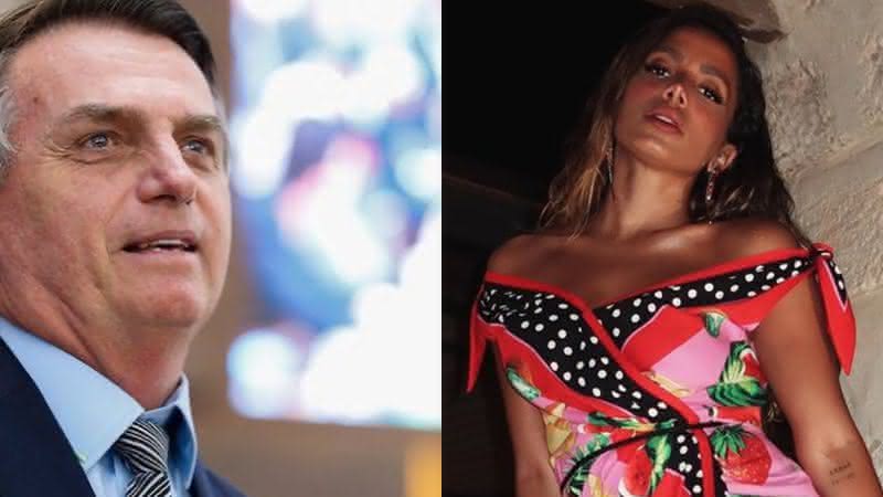 Jair Bolsonaro curte comentário criticando Anitta na Europa - Reprodução/ Instagram
