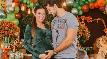 Kamilla Salgado e Eliéser Ambrosio estão à espera do primeiro filho. - Foto: Instagram / Nadielly Santos