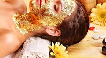 Máscara de ouro - Divulgação Dra. Natalie Lucasech