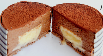 Torta musse de chocolate com crème brûlée - Divulgação