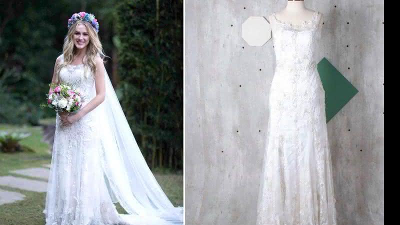 O vestido de noiva de Fiorella Mattheis - Foto Divulgação