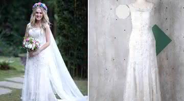 O vestido de noiva de Fiorella Mattheis - Foto Divulgação