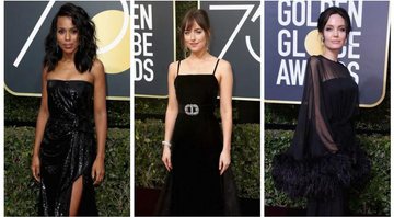 Globo de Ouro 2018 - todas as famosas vestiram preto - Reprodução Instagram