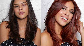 A transformação faz parte da campanha de uma marca de cosméticos - Juliana Coutinho/Garnier Nutrisse