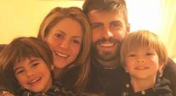 Shakira e família - Reprodução/Instagram
