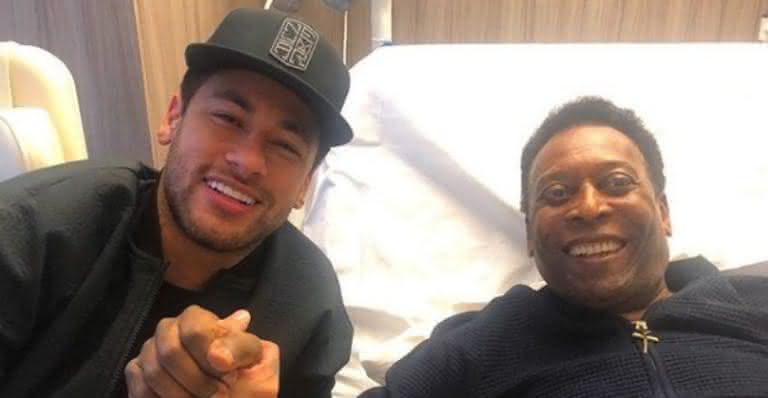 Neymar Jr. e Pelé  - Reprodução/ Instagram 
