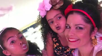 Samara Felippo com as filhas, Alicia e Lara - Reprodução/Instagram