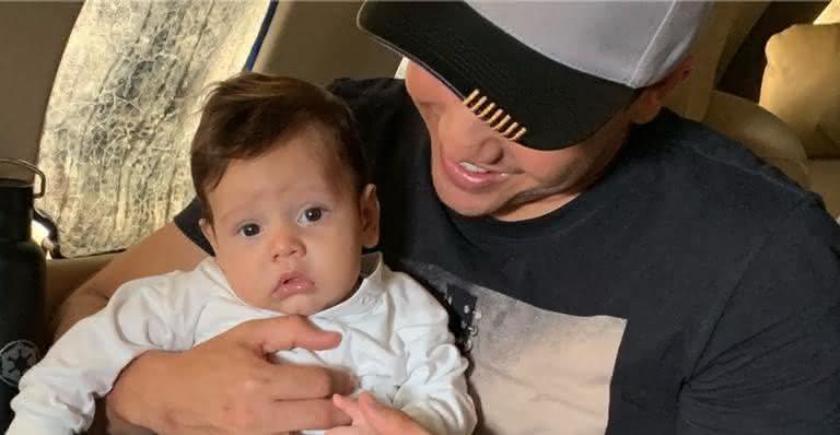Wesley Safadão e filho caçula - Reprodução/Instagram