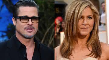 Brad Pitt e Jennifer Aniston - Reprodução/ GETTY IMAGES