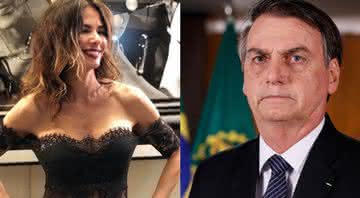 Luciana Gimenez e Jair Bolsonaro - Montagem Máxima - Reprodução/ Instagram