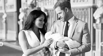 Meghan Markle, bebê real e Príncipe Harry - Reprodução/Instagram