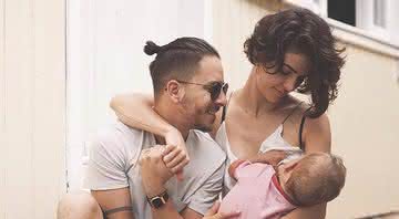 Junior Lima e Mônica Benini com Otto, filho do casal - Reprodução/Instagram
