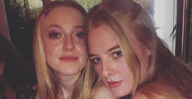 Dakota Fanning e Elle Fanning - Reprodução/Instagram
