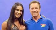 Gracyanne Barbosa e Arnold Schwarzenegger - Reprodução/Instagram