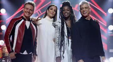Time de jurados do The Voice Brasil - Reprodução/ TV Globo