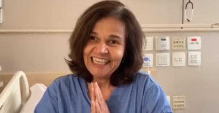 Claudia Rodrigues em vídeo no hospital - Instagram
