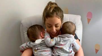 Fabiana Justus deixa web mais bonita com clique das filhas gêmeas - Instagram