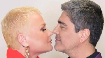 Junno Andrade dá beijão em Xuxa Meneghel para comemorar aniversário - Instagram