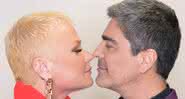 Junno Andrade dá beijão em Xuxa Meneghel para comemorar aniversário - Instagram